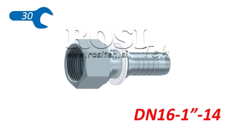 HYDRAULIC FITTING DKORFS FEMALE DN16-1 -14