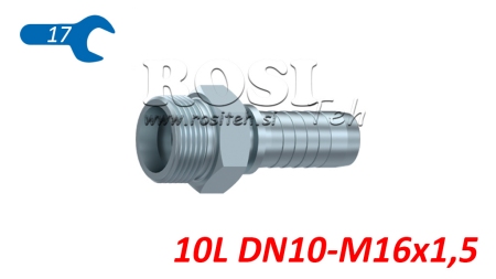 COLLEGAMENTO IDRAULICO CEL 10 L MASCHIO DN10-M16X1.5