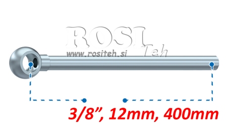 HIDRAULIKUS CSŐ BANJO 3/8 400mm