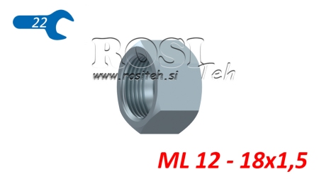 HIDRAULISKĀ NUT ML 12 - 18X1.5