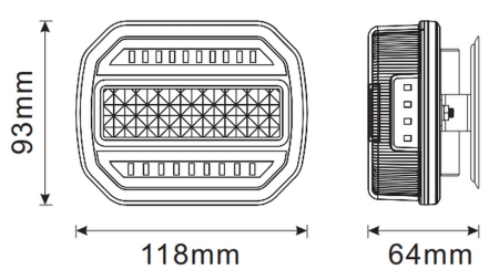 LED-MAGNEETTIVALOT - LANGATON 12/24V KANBUS