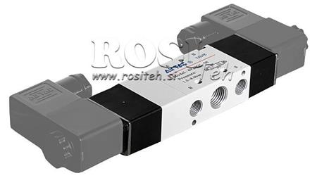 VALVOLA PNEUMATICA ELETTRICA 5/3 BISTABILE 1/4 PRT-0853-FCC