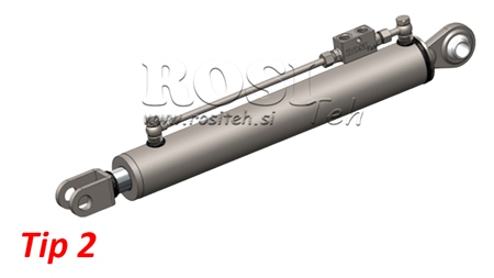 BRACCIO LATERALE IDRAULICO SOLLEVATORE - CASE-IH 80/40min.550 tipo (2) fi 25/25