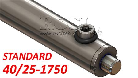 CILINDRO IDRAULICO STANDARD 40/25-1750