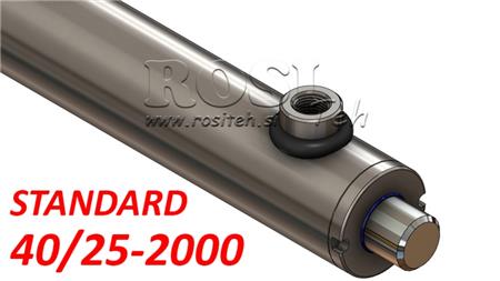 CILINDRO IDRAULICO STANDARD 40/25-2000