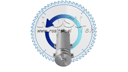 ALBERO PER SEGA CIRCOLARE IN GHISA 400MM (FILETTO SINISTRO)