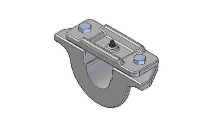 MONTAGE POUR CYLINDRE TÉLESCOPIQUE FI50-A