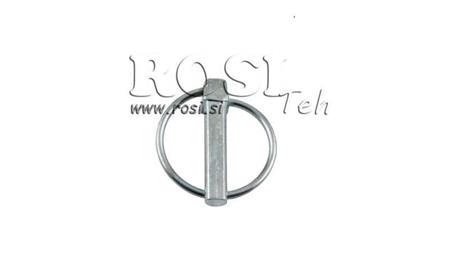 CLIP ROTONDA DI SICUREZZA 6 mm (10 PEZZI)