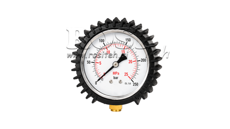 BESKYTTENDE GUMMI FOR MANOMETER DN63 - SVART