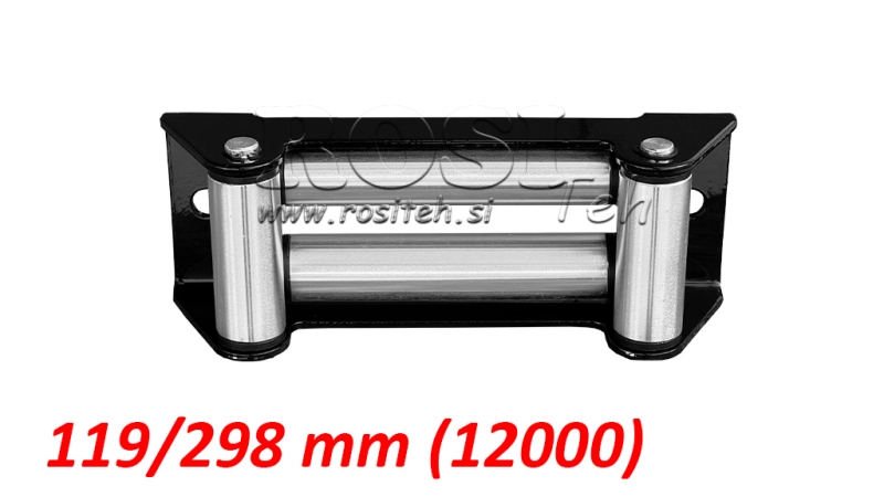 GUIDAFUNE A RULLI PER CAVO IN ACCIAIO (12000) 119x298