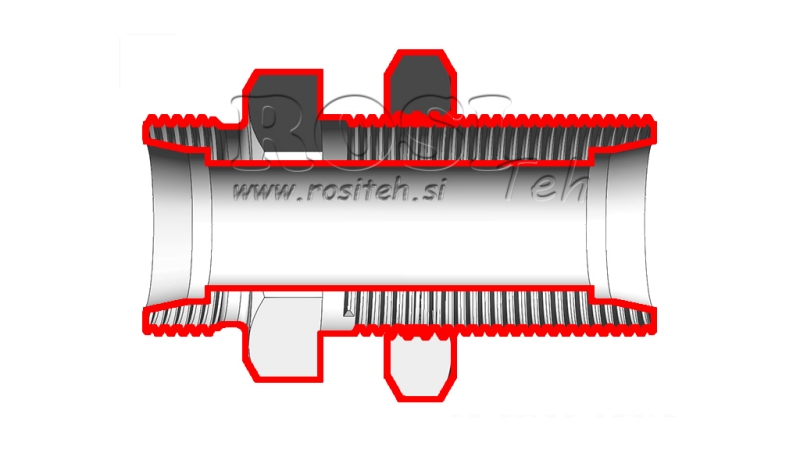 HIDRAVLIČNI PREGRADNI DVOVIJAČNIK (15L) M22x1,5