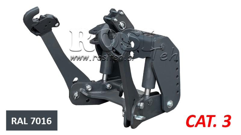 UNIVERSELE AANBOUWSET FRONTHEF CAT. 3 VOOR TRACTOR 2500KG