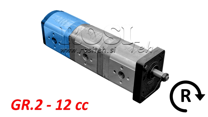 HIDRAULIKUS SZIVATTYÚ 20C12X066 HÁTSÓ GR.2 12 CC JOBB