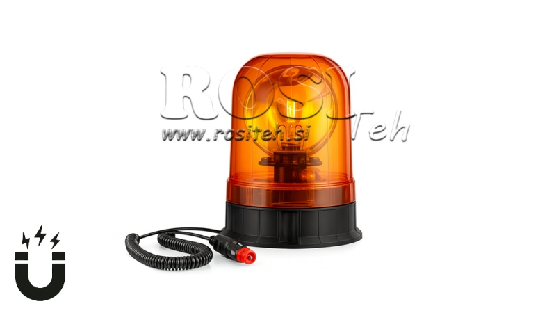 ROTERENDE LYS MAGNETISK 12V
