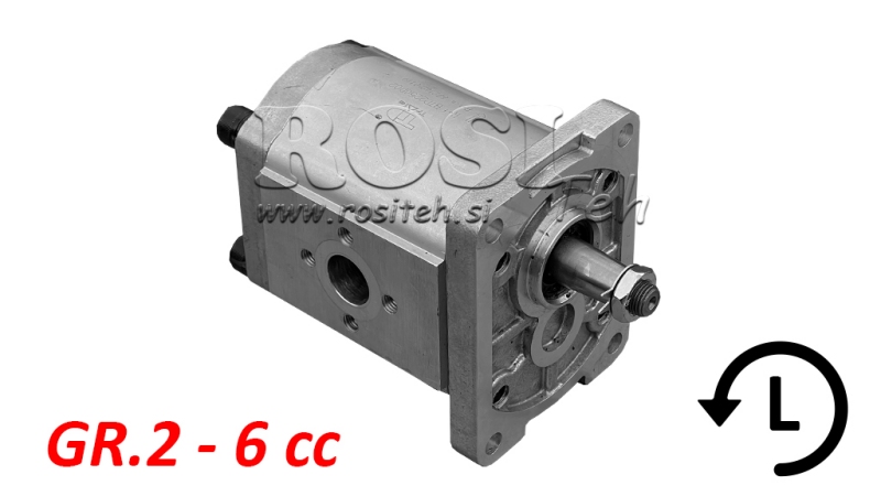 HYDRAULICKÉ ČERPADLO GR.2 6 CC ĽAVÁ - PRÍRUBA