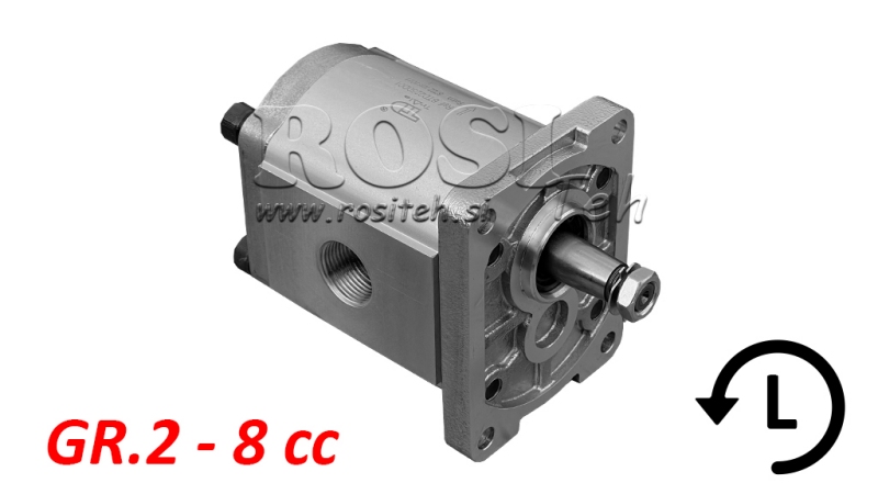 POMPA IDRAULICA GR.2 8 CC SINISTRA - FILO