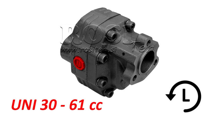 HYDRAULISK GJUTJÄRN PUMP UNI30-61CC-200 BAR VÄNSTER