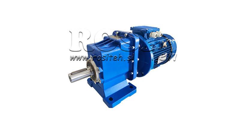 1ph 1,5kW-ELECTRIC MOTOR WITH ERC03 GEARBOX MS90 55 rpm