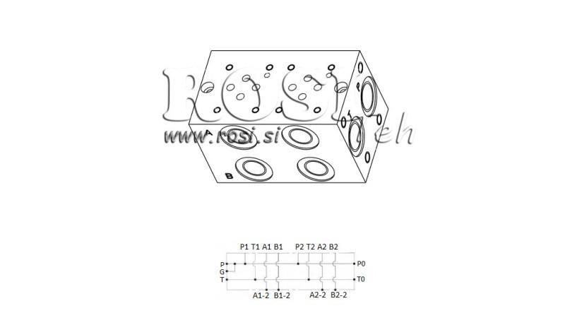 BASE PLATE CETOP5 NG10 2M