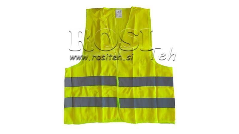 REFLECTIVE VEST - HIGH VISIBILITY orange/yellow