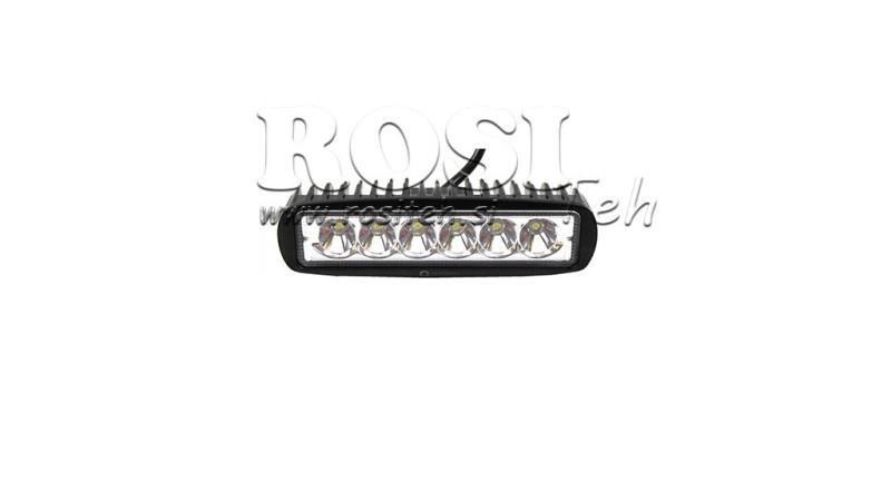 LUCE DA LAVORO LED - LUCE 6 LED 18W 12V-24V