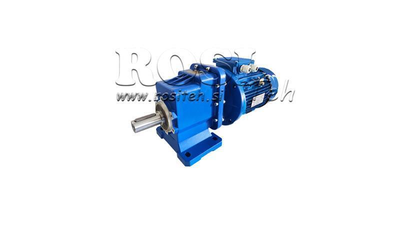 Motore Elettrico 1Fase 0.75kW CON RIDUTTORE ERC02 MS80 57rpm