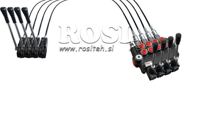JOYSTICK ΔΙΠΛΗΣ ΛΕΒΕΤΑΣ 2.5 μ ΥΔΡΑΥΛΙΚΗ ΒΑΛΒΙΔΑ 4xP80 λίτρα.