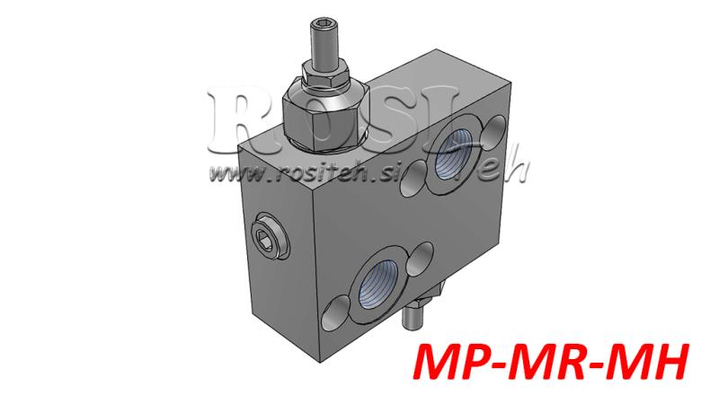REGULADOR DE PRESIÓN HIDRÁULICA 10-180 BAR PARA MOTOR HIDRÁULICO MP-MR-MH