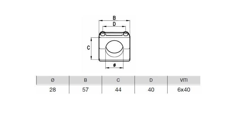 PIPE BRACKET Dia.28