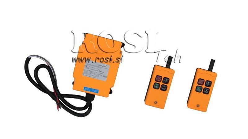RADIO REMOTE CONTROL 2CH - 12/24V DUO