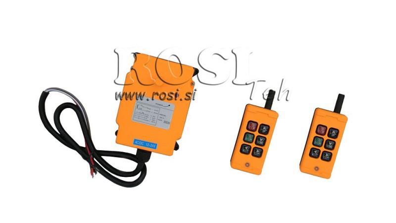 RADIO REMOTE CONTROL 4CH - 12/24V DUO