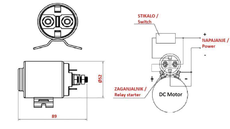 ELEKTRO STARTER 12V