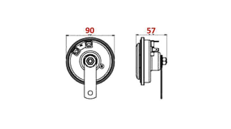 SIRENA TIP 1 - HUPA 12V