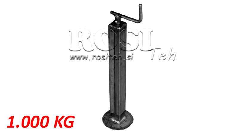 LEGGI DI SUPPORTO FILETTATO (ALTEZZA 750MM - CORSO 430MM) - 1.000KG