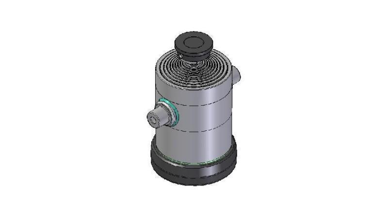 1050S -TELESCOPIC CYLINDER STANDARD/BALL 10 STAGES TRAVEL 2270 DIAMETER 300