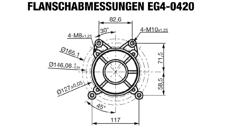 benzin motor EG4-420cc-9,6kW-13,1HP-3.600 U/min-H-KW25x88.5-kézi inditás