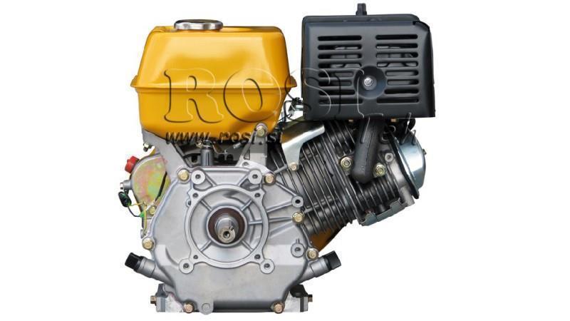 benzin motor EG4-420cc-9,6kW-13,1HP-3.600 U/min-H-KW25x88.5-kézi inditás