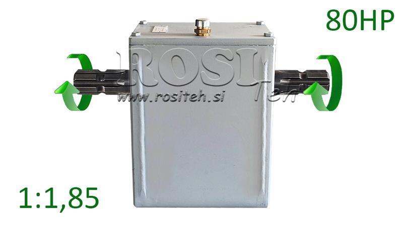 TRACTOR REDUCER - 1:1.85 (80HP-60kW) MALE-MALE