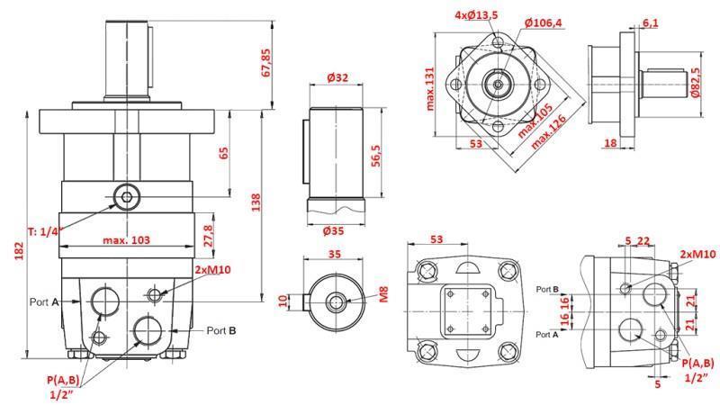 HYDRAULIC MOTOR MS 160