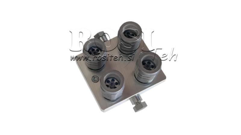 MULTI-FASTER COUPLING 4way BSP1/2 NEW TYPE CONNECTING PART