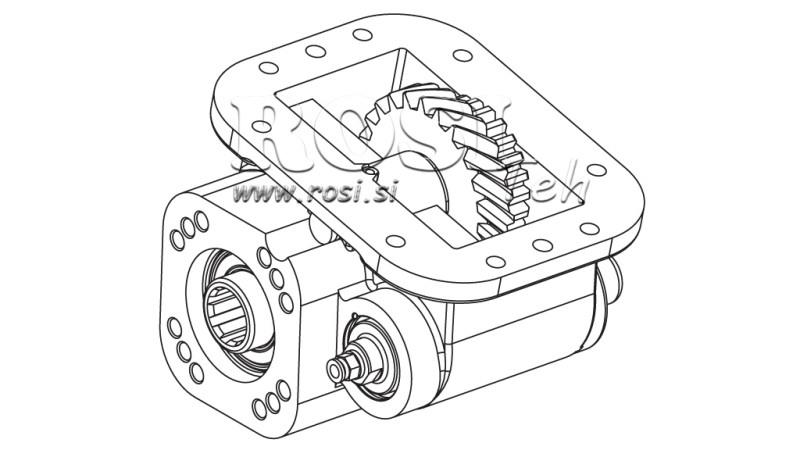 OUTPUT FOR HYDRAULIC PUMP - SCANIA GRS 900