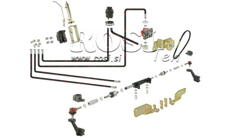 SET DI DIREZIONE IDRAULICA IDROSTATICA URSUS C330 - CILINDRO ANTERIORE