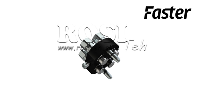 RACCORD MULTI-FASTER 4VOIES BSP1/2 PARTIE MOBILE