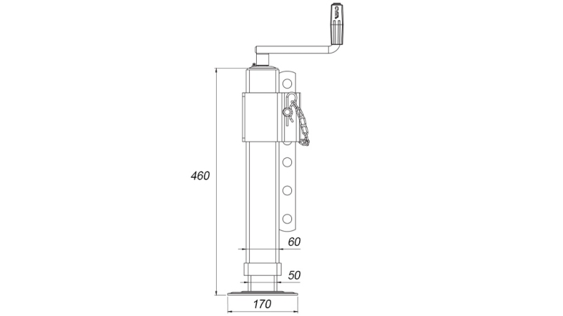 LEGGI DI SUPPORTO REGOLABILI FILETTATI 320MM - 800KG