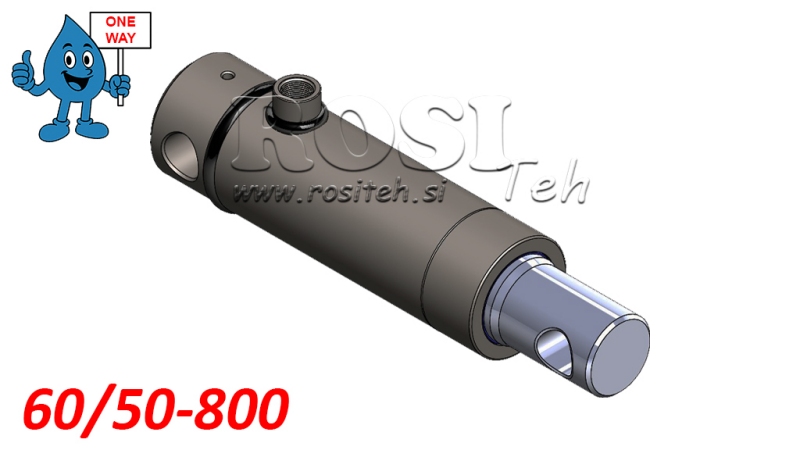 CILINDRO IDRAULICO MONO 60/50-800
