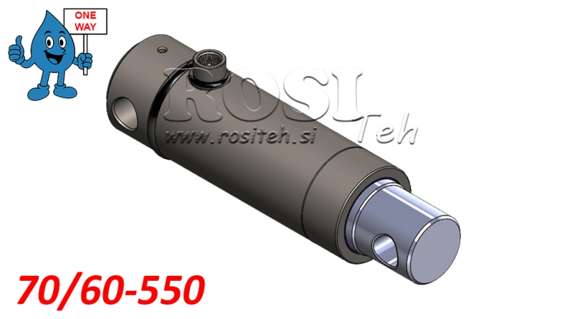 CILINDRO IDRAULICO MONO 70/60-550