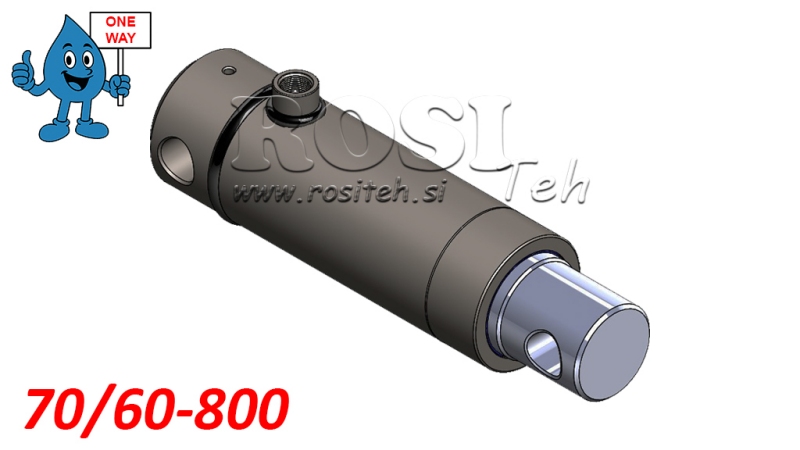 CILINDRO IDRAULICO MONO 70/60-800