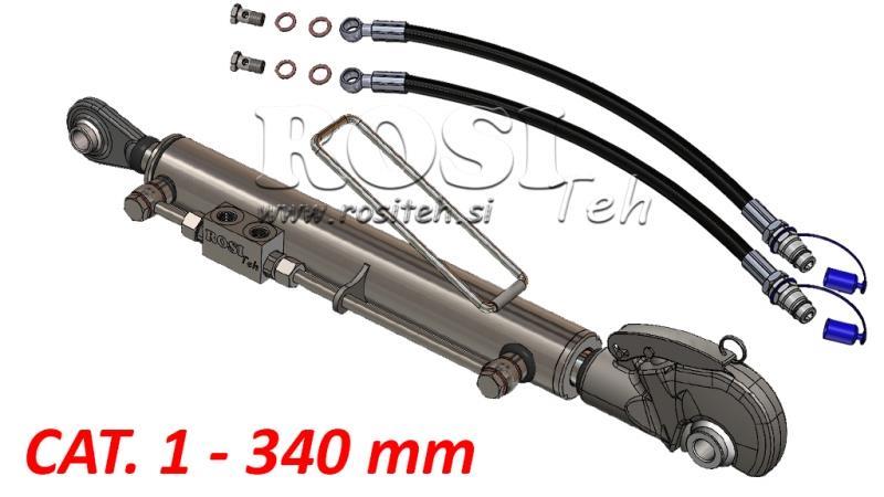 HYDRAULISK TOPPSTAG MED FANGHAKE OG KULELEDD AUTOMATIC - CAT. 1 - 50/30-340 (20-55 HP) (19,2 mm)