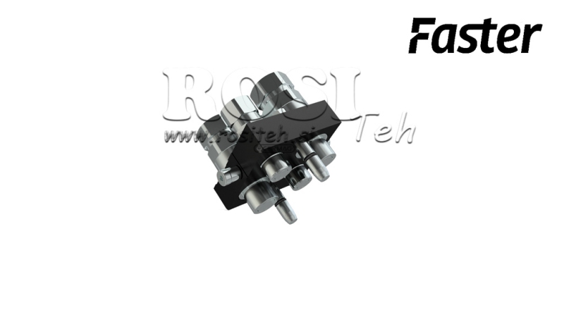 MULTI-FASTER LIITIN 4SUUNTAINEN BSP 2×1/2 2×3/4 LIIKKUVA OSA
