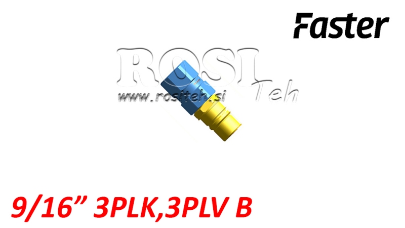 GIUNTO RAPIDO MASCHIO PER MULTI-FASTER 9/16 3PLK 3PLV B PARTE MOBILE